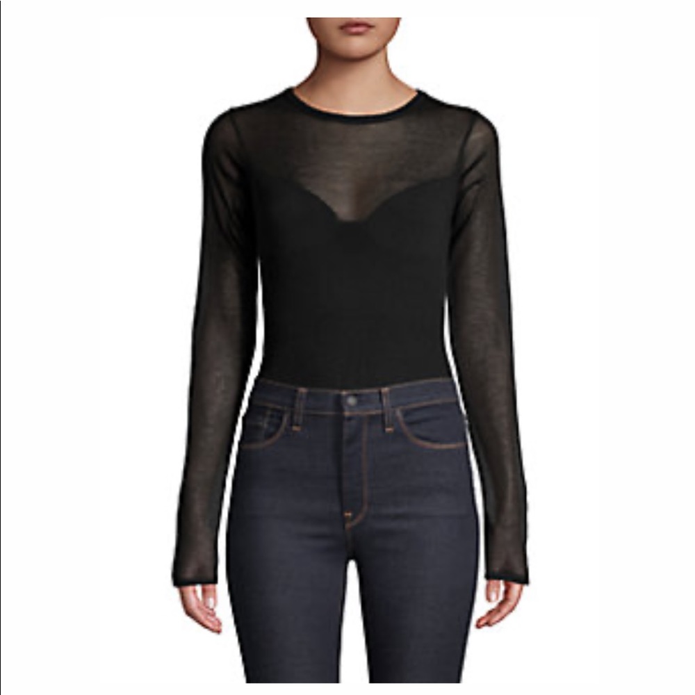 Long Sleeve Ribbed Bodysuit
